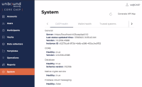 CASP system info