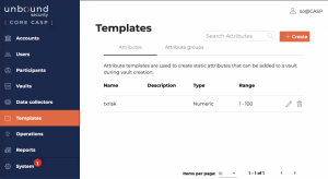 CASP templates
