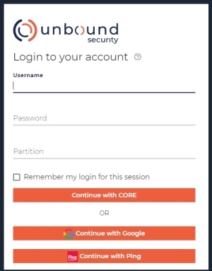 User sign-in options